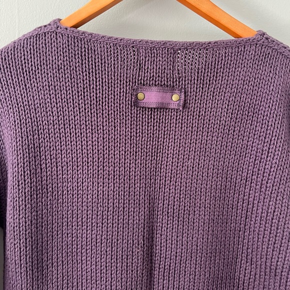 Pure Handknit Purple Cardigan XS/S - Picture 8 of 8